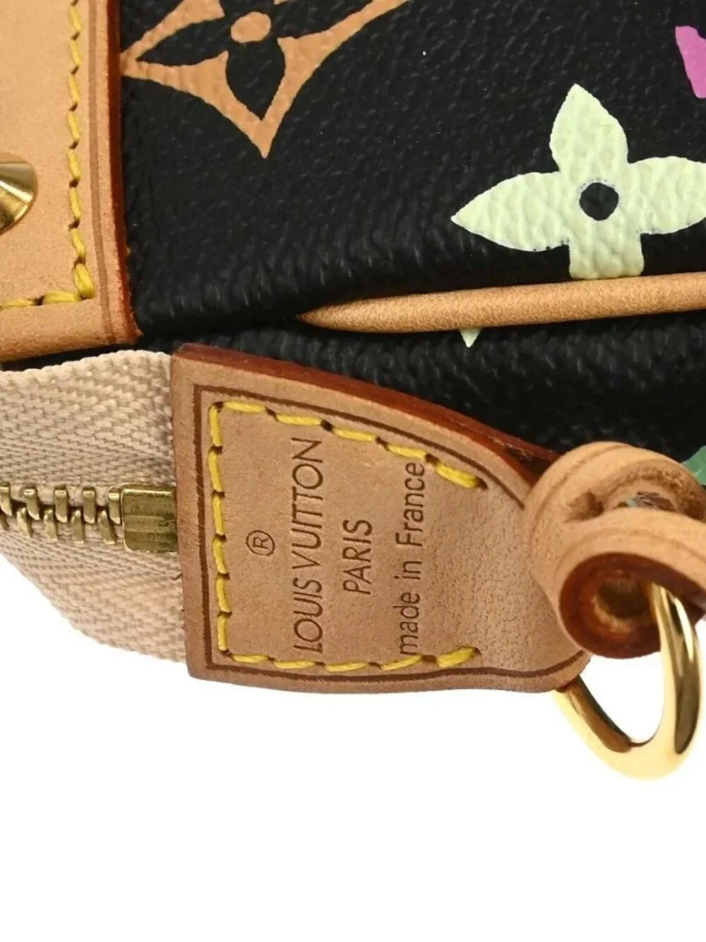 Louis Vuitton Black Multicolor Pochette Accessoires M92648